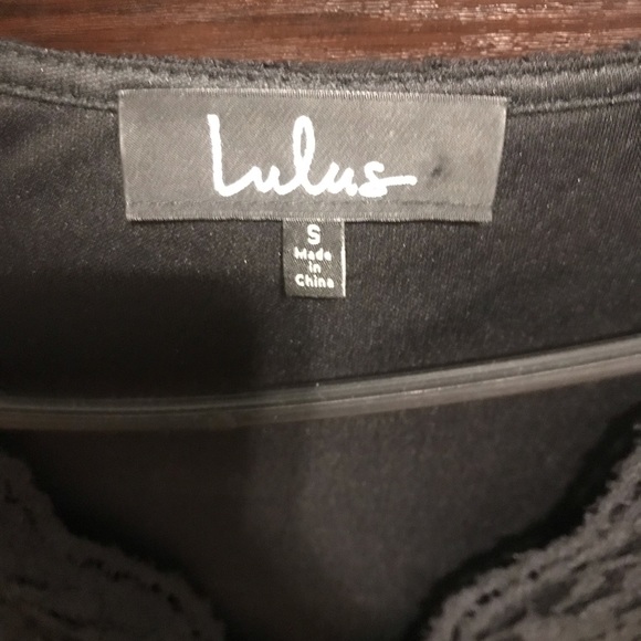 Lulus black date night dress - Picture 2 of 3